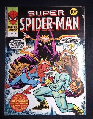 Super Spider-Man #274 Bronze Age Marvel UK Comics F
