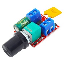 Mini PWM DC Motor Speed Controller, DC 3V 6V 12V 24V 35V 5A Speed Control Switch