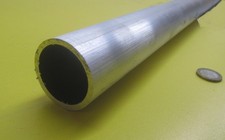 6061 Aluminum Tube 1.750" OD x 1.50" ID x .125" Wall x 12" Long