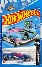 Hot Wheels 2025 Factory Set X-Raycers Series #37 Crescendo Clear Blue