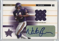 2003 Leaf Rookies & Stars Rookie Rookie Auto 3/550 Nate Burleson #273 Auto 0v1