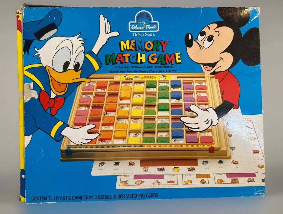 DISNEY MAGIC MEMORY MATCH GAME Only At SEARS - COMPLETE - Image 2 of 4