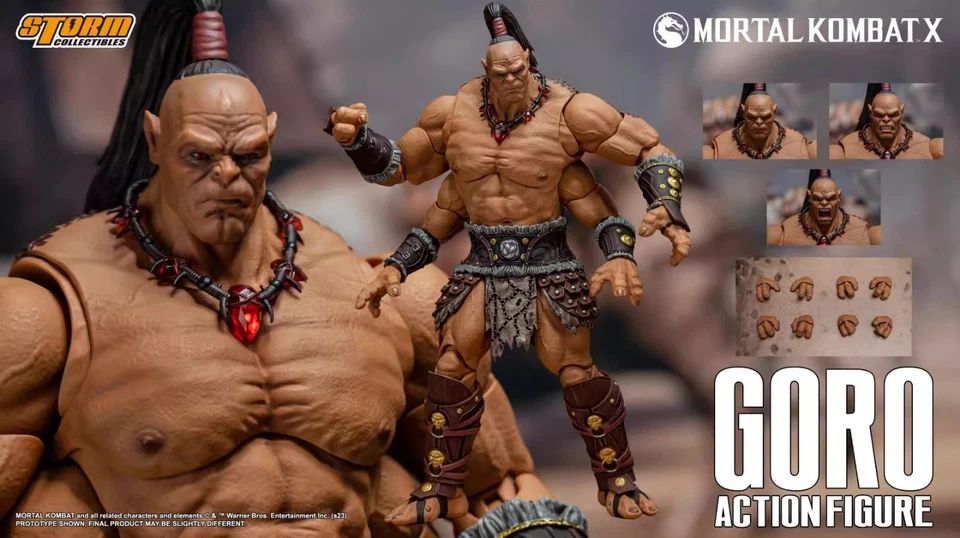 New In Stock Storm Toys DCMK18 1/12 Mortal Kombat GORO Collectible Action Figure