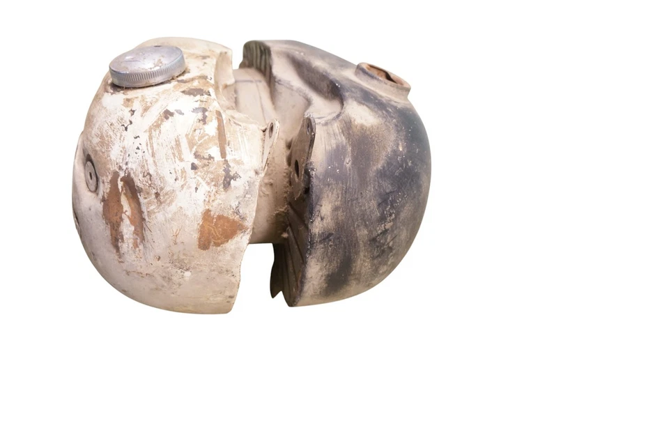  Harley WLC Solo WL WLA 45 Cabeza de nudillo Cabeza plana Tanque de gasolina Tanque de aceite Derecho *2769A Foto 2 de 4