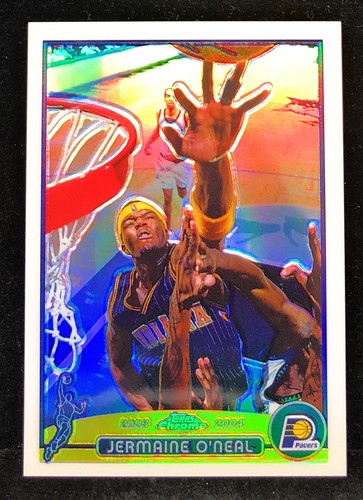 Jermaine O'Neal #7 2003 Topps Chrome card