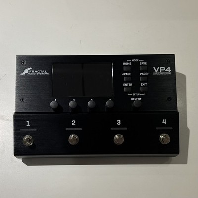 Fractal Audio Systems VP4 VIRTUAL PEDALBOARD Farbe Schwarz Multieffektpedal