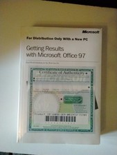 Getting Results with Microsoft Office 97 User's Guide Vintage 1997 Computer Book