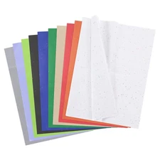 20 Sheets Wrapping Tissue Paper, 14x20 Inch Glitter Tissue Paper, 10 Colors