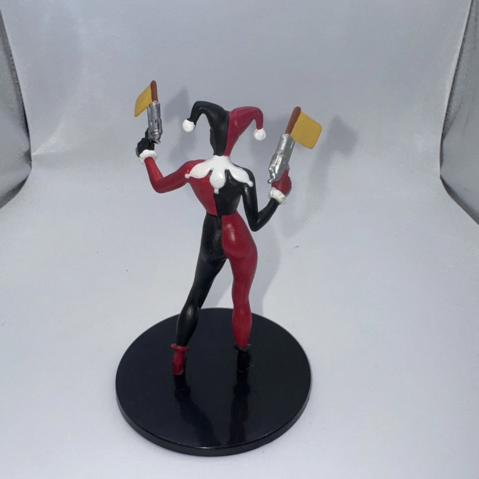 Harley Quinn Action Figure  On Circular Base  Greenbrier International - Image 3 of 4