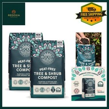 Superior Organic Peat-Free Tree & Shrub Compost Blend 2 x 40L for Growth 0.66 per litre