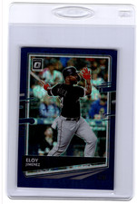 Eloy Jimenez 2020 Donruss Optic Pandora Blue #136  /99