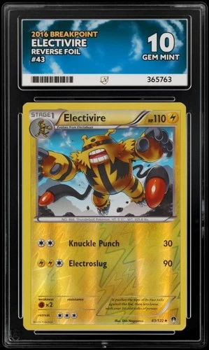 Electivire 43/122 ACE graded card