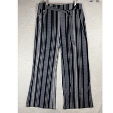 festival flowy palazzo pants striped stretchy XL jack skellington whimsigoth