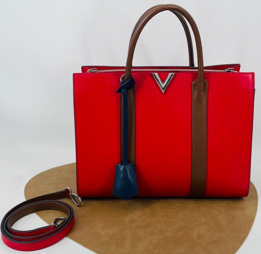 Louis Vuitton Very Tote All Leather 2-Way Shoulder Bag Handbag