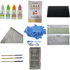 Gold Testing Kit 10k 14k 18k 22k Stone Ring Coin Bar Bullion Jewelry Acid Tester