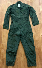 U.S. Military CWU-27/P Flyers Coveralls 42R Green Cotton/Poly Twill Zip