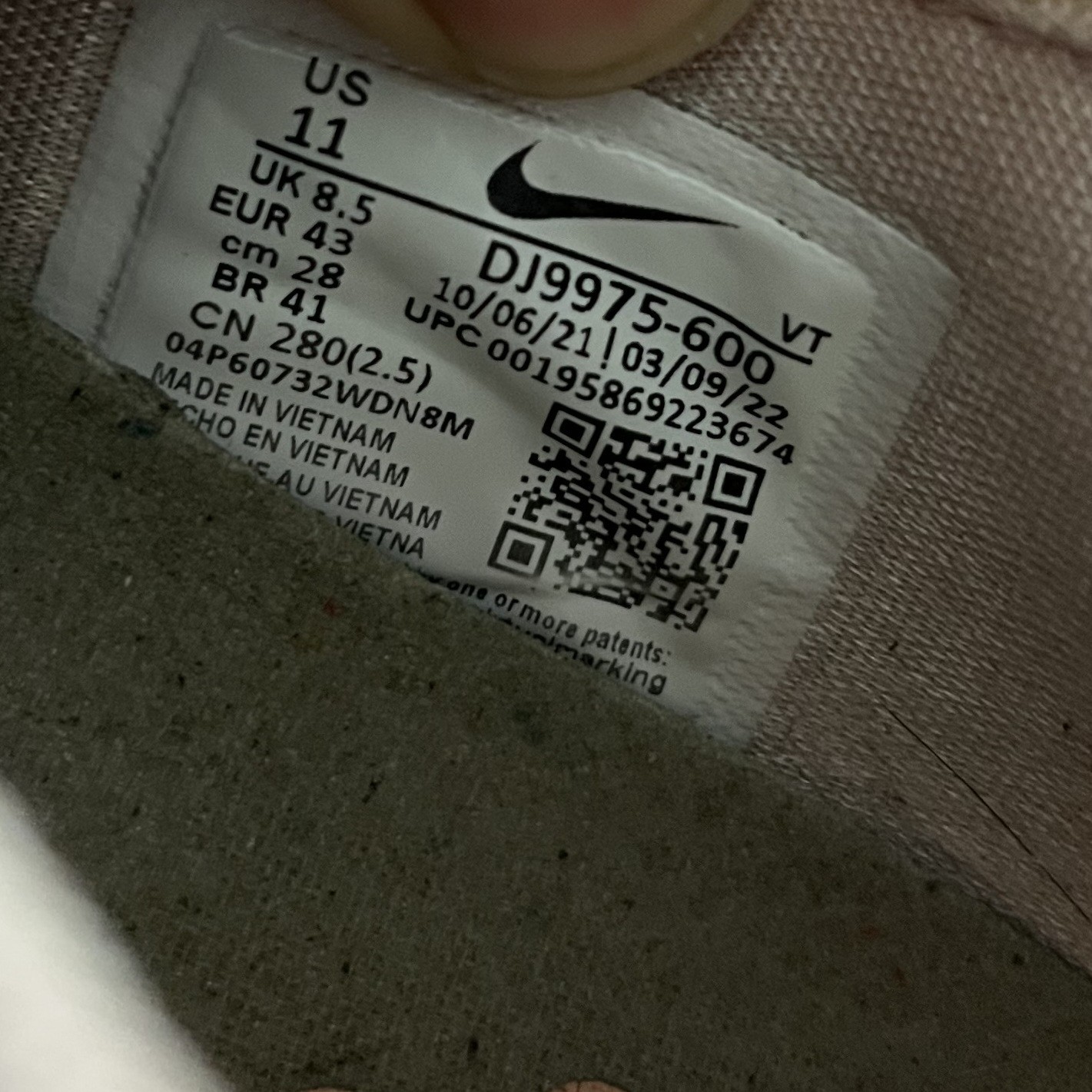 Nike Air Vapormax 2021 Flyknit WMNS Pink Oxford DJ9975-600 Sneaker Shoes Sz 11 thumbnail 9