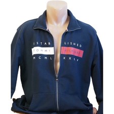 Tommy Hilfiger Men's Navy Blue Tracksuit Size XL
