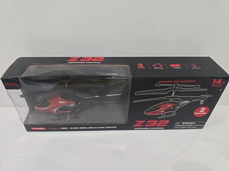  Infrared Control Indoor Helicopter Z 32 P D Toys NEW  - Image 4 of 4