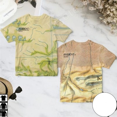 Rare Brian Eno Ambient Ambient 1 And Ambient 4 Unisex 3D T-shirt S to 5XL 2F2141
