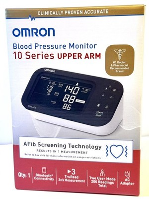 BRAND NEW Omron 10 Series Upper Arm Blood Pressure Monitor AFib Screening BP7465