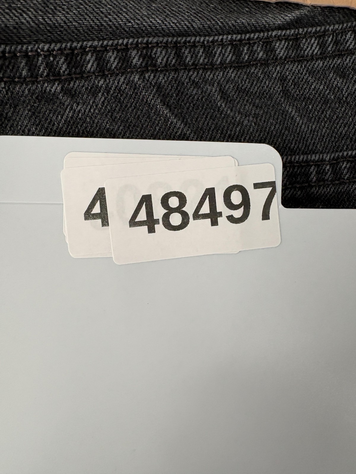 Levis 505 Jeans Mens 34x32 Regular Fit Gray Charcoal Wash Straight Denim Y2K VTG thumbnail 13