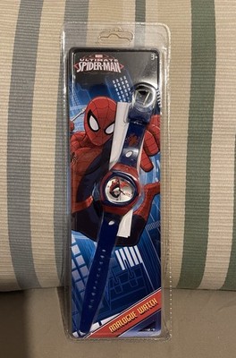 Marvel Ultimate Spider-Man Kinder Analog Uhr Blau Rot Quarz 2012 Neu