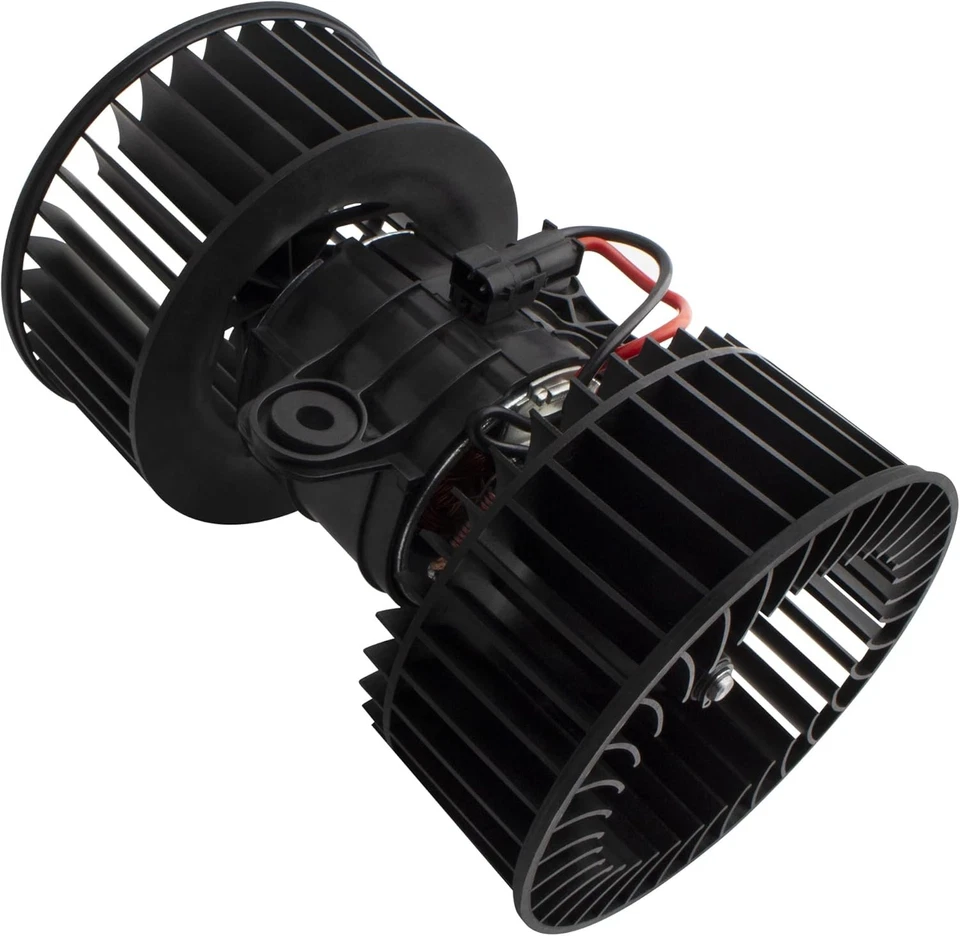 Motor soplador de aire acondicionado con jaula de ventilador para BMW E39 525 528i 530i 540i M5 X5 E53 64118385558 Foto 4 de 4