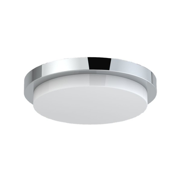 Weiß Chrom Badezimmerlampe Moderne Deckenlampe Deckenleuchte 1200Lm IP44-image