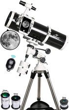 Telescope, 130EQ Professional Astronomical Reflector Telescope, German Techno...