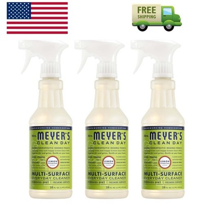 MRS. MEYER'S CLEAN DAY All-Purpose Cleaner Spray, Cruelty Free Formula, Lemon...