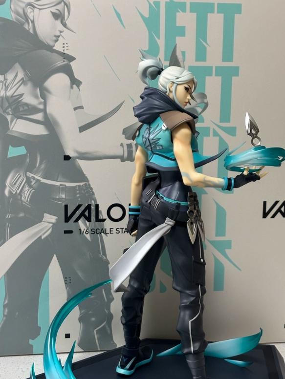 VALORANT Jett 1/6 Statue Model Game Figure Toy Collectible Fans