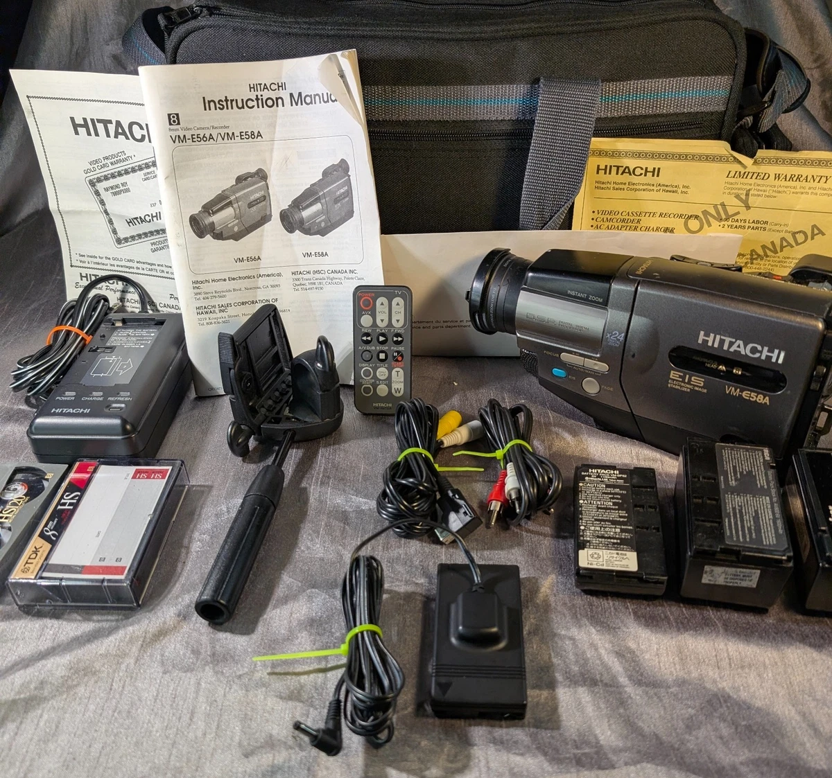 Hitachi Video 8 Standard Definition Camcorders for sale | eBay