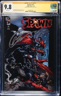 Spawn (1998) # 71 (CGC 9.8 SS) Signed Greg Capullo * Image Comics * Census = 7