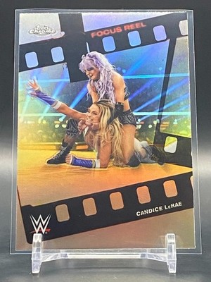 2026 Topps Chrome WWE Candice LeRae Focus Reel Refractor SSP #FR-16 Smackdown
