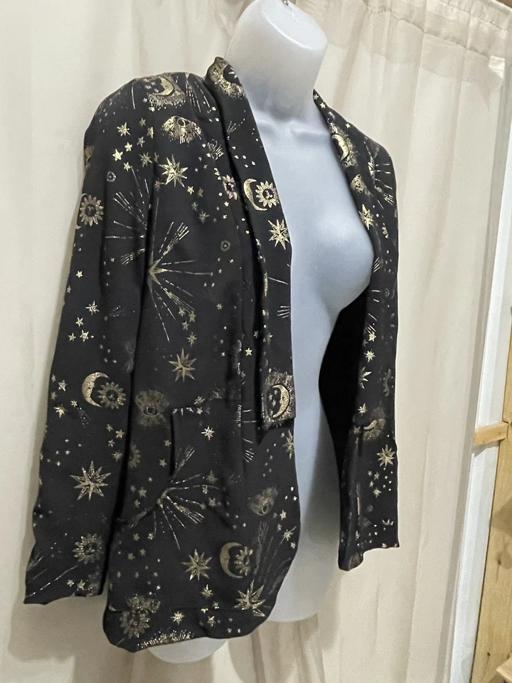 Jennafer Grace Celestial Stars Blazer XS Limited Edition Handmades - Image 2 of 4
