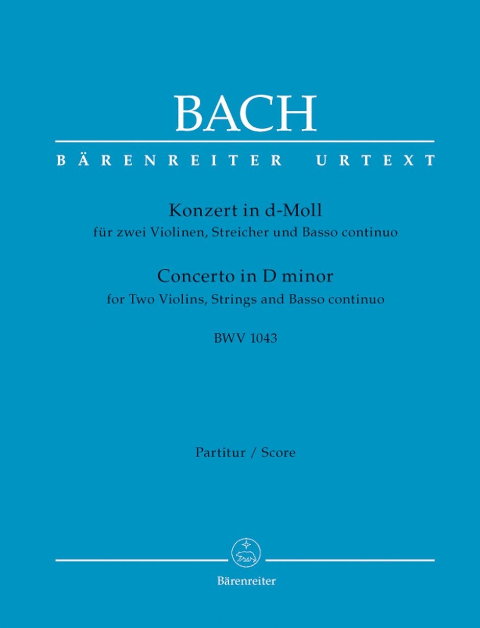 Double Concerto for Two Violins in D minor (BWV 1043) (Full Score) Orchestra Orc