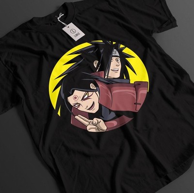 Naruto Shirt Madara Uchiha Tshirt Hashirama Senju T-Shirt Obito Anime Unisex Tee