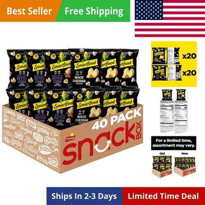 Popcorn, Variety Pack, 0.5 Ounce Pack of 40