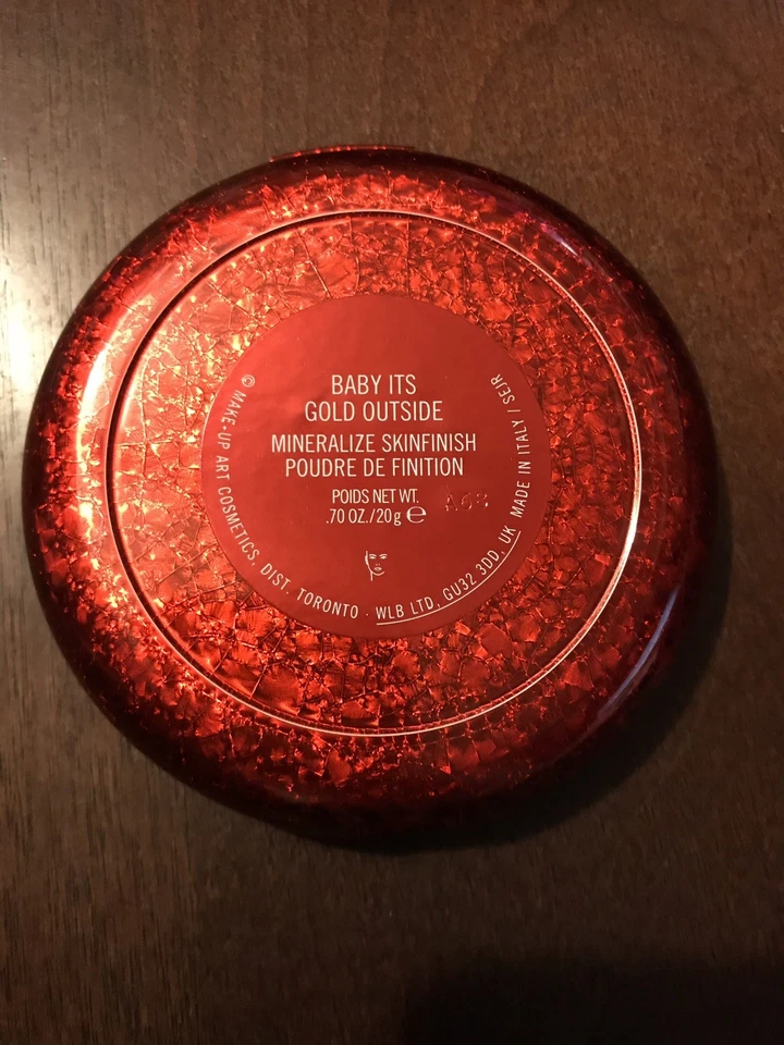MAC Patrick Starrr Holiday Mineralize Skinfinish BABY IT'S GOLD OUTSIDE NEW - Image 4 of 4