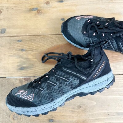 Fila Women's Black Endurance EVO All Terrain Hiking Shoe Worn Once Size 8