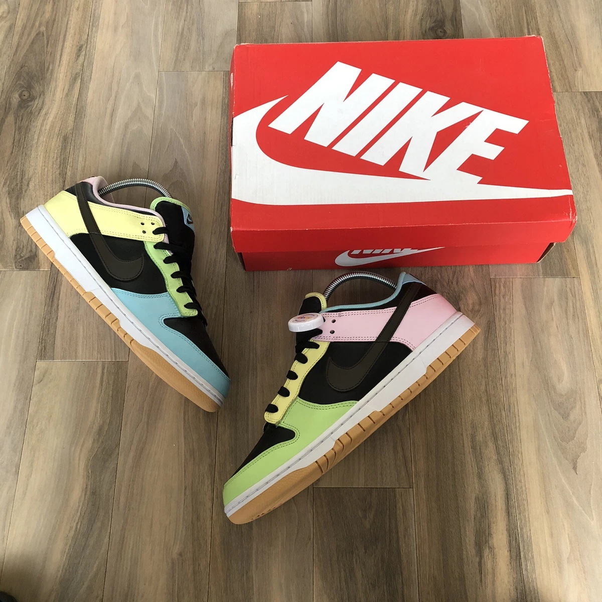 Multicoloured top nike dunks
