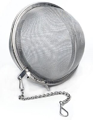 Tea Infuser Ball 3 Inch Jumbo Giant Stainless Steel Mesh Secure Locking Lot of 2