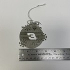 Vintage Dale Earnhardt #3 "The Intimidator" Silver Christmas Ornament XMAS — photo 4