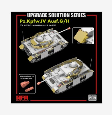 RYEFIELD RM2009 1/35 UPGRADE SOLUTION SERIES Pz.Kpfw.IV Ausf.G/H
