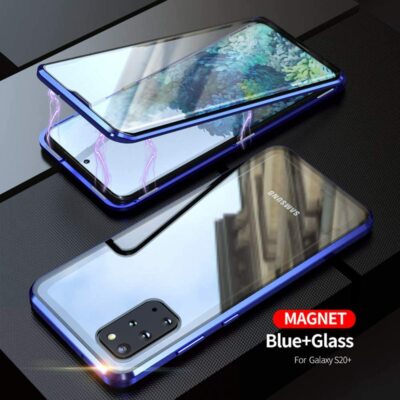For Samsung Galaxy S24 S23 S22 S21 S10 S9 S8 - Magnetic Double Sided Glass Case