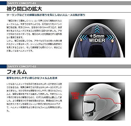 Arai Motorcycle Helmet Full Face ASTRO GX Modern Gray, 54cm/XS/21.26inch Japan - Picture 8 of 13