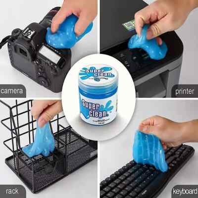 SUPER CLEAN MAGIC GEL Keyboard Dust Cleaner ''NO MORE CANNED or COMPRESSED AIR''