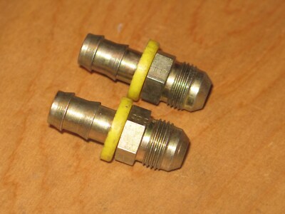 NEW LOT STEEL ADAPTER #8 JIC 3/4-16 X 1/2 HOSE PUSH-LOK 2PCS P4652 