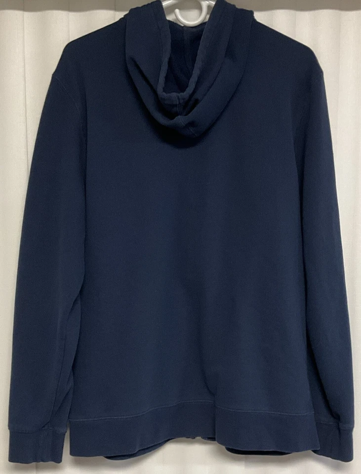 Sudadera con capucha Tek Gear cremallera completa ultra suave polar para hombre grande azul. 9429B Foto 2 de 3